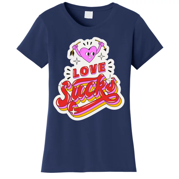 Love Sucks Funny Valentine's Day Women's T-Shirt