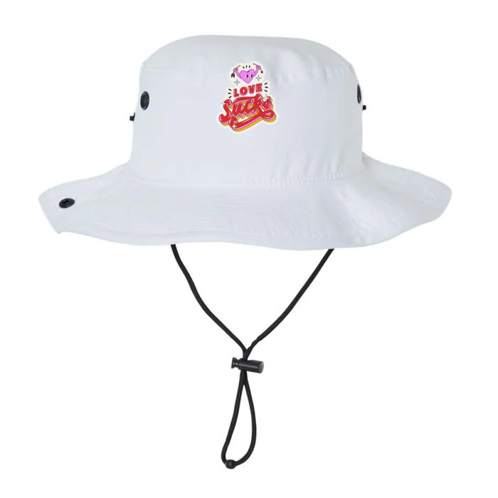 Love Sucks Funny Valentine's Day Legacy Cool Fit Booney Bucket Hat