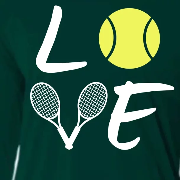 Love Tennis Cooling Performance Long Sleeve Crew