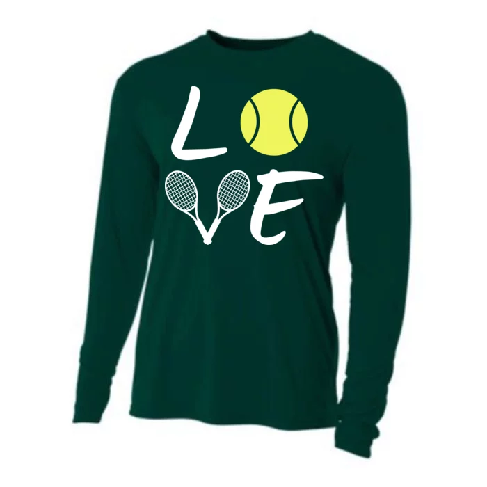 Love Tennis Cooling Performance Long Sleeve Crew