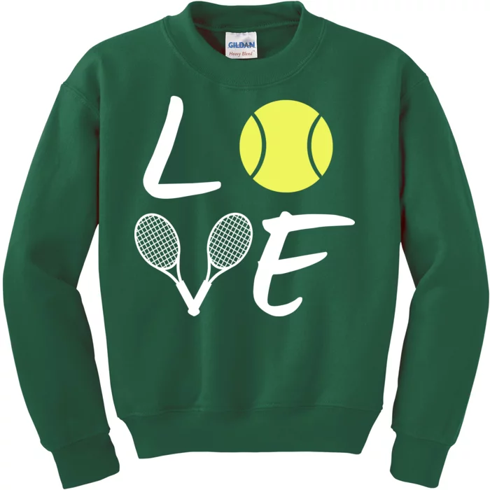 Love Tennis Kids Sweatshirt