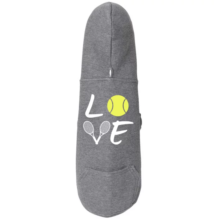 Love Tennis Doggie 3-End Fleece Hoodie