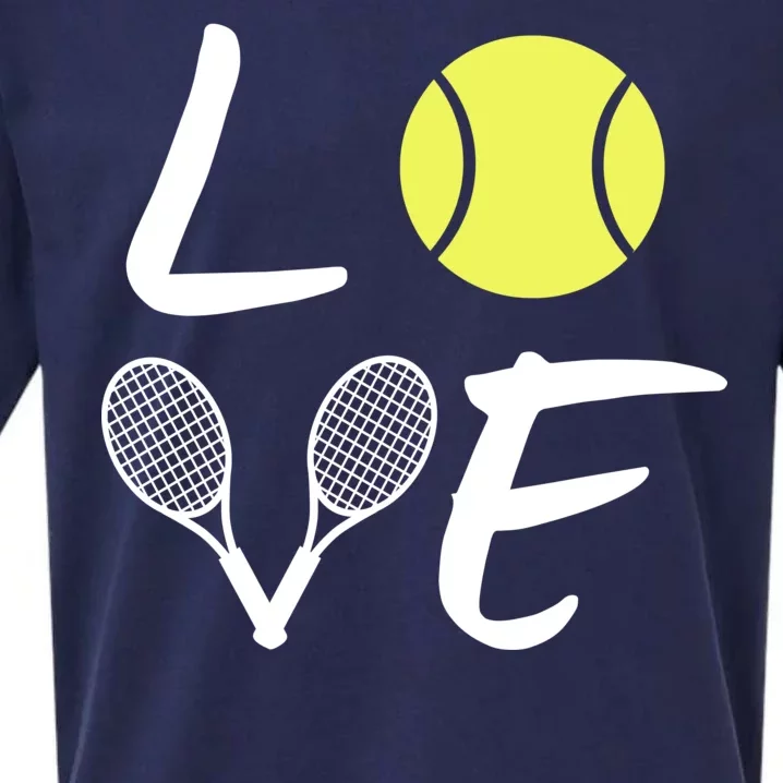 Love Tennis Sueded Cloud Jersey T-Shirt