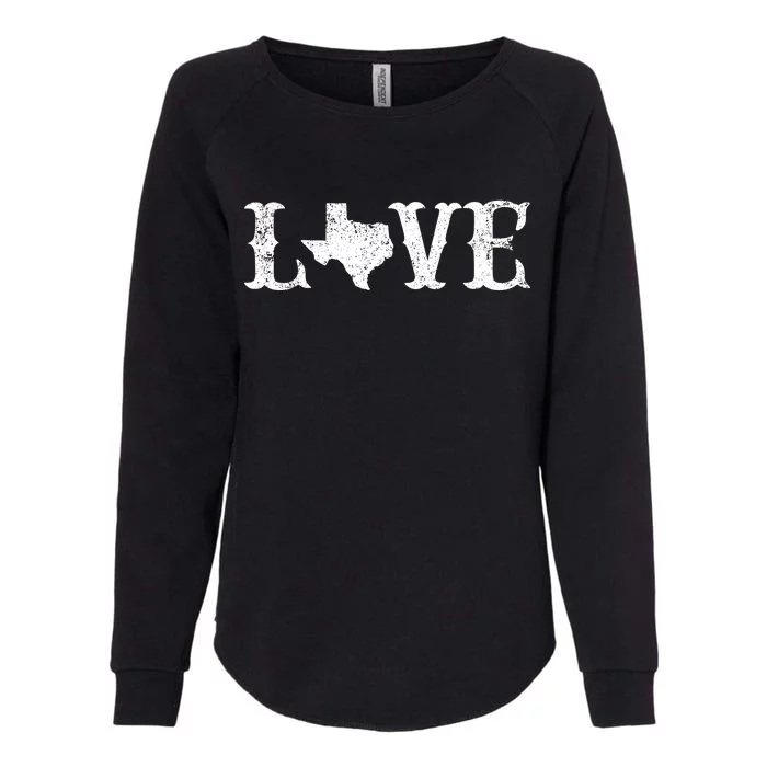 Love Texas Womens California Wash Sweatshirt