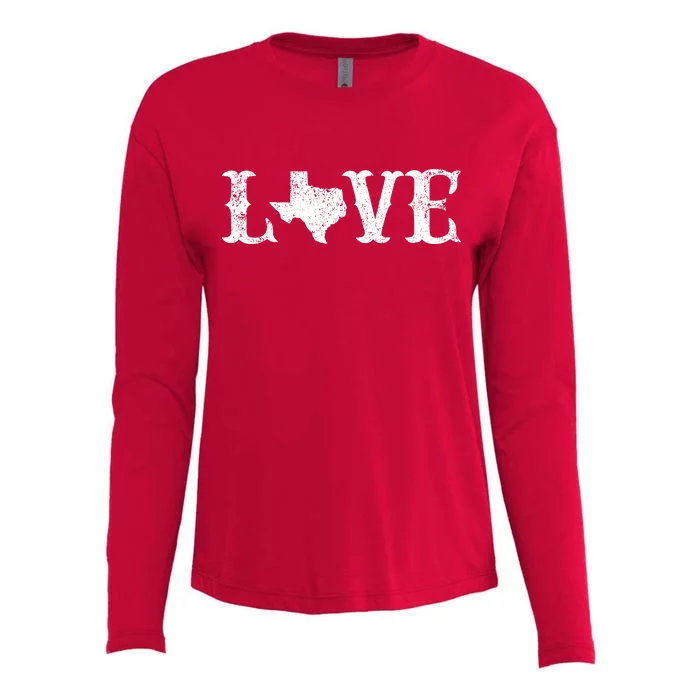 Love Texas Womens Cotton Relaxed Long Sleeve T-Shirt