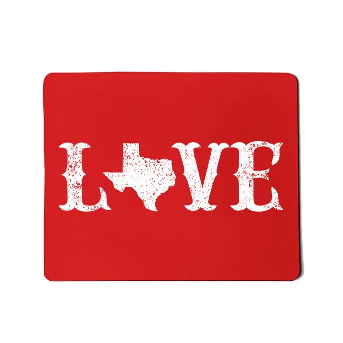 Love Texas Mousepad