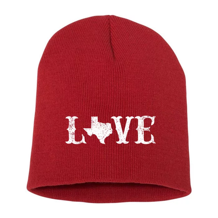 Love Texas Short Acrylic Beanie