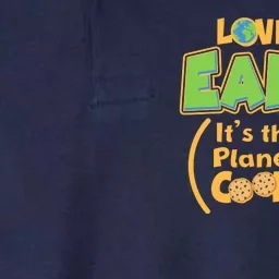 Love the Earth It's the Only Planet with Cookies Softstyle Adult Sport Polo