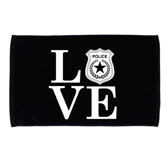 Love The Police Microfiber Hand Towel