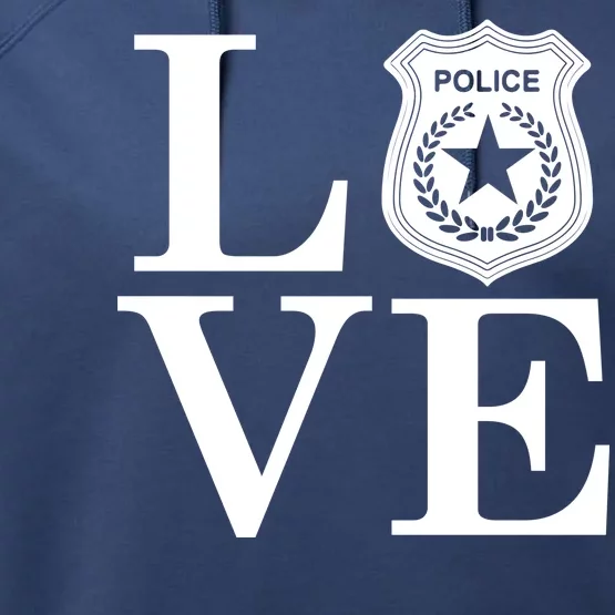 Love The Police Performance Fleece Hoodie