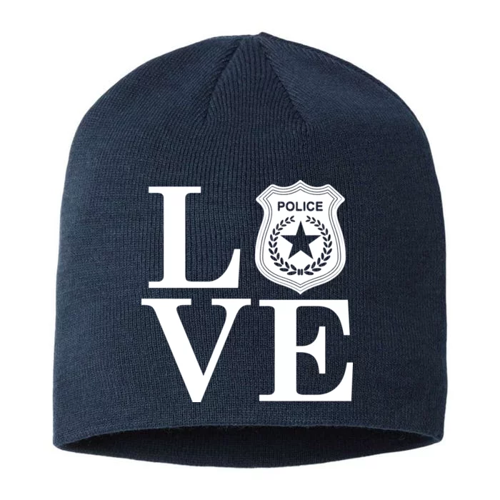 Love The Police 8 1/2in Sustainable Knit Beanie