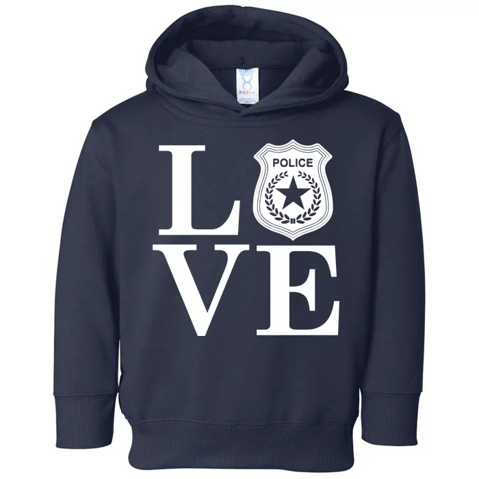 Love The Police Toddler Hoodie