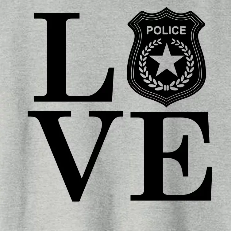 Love The Police Women's Crop Top Tee