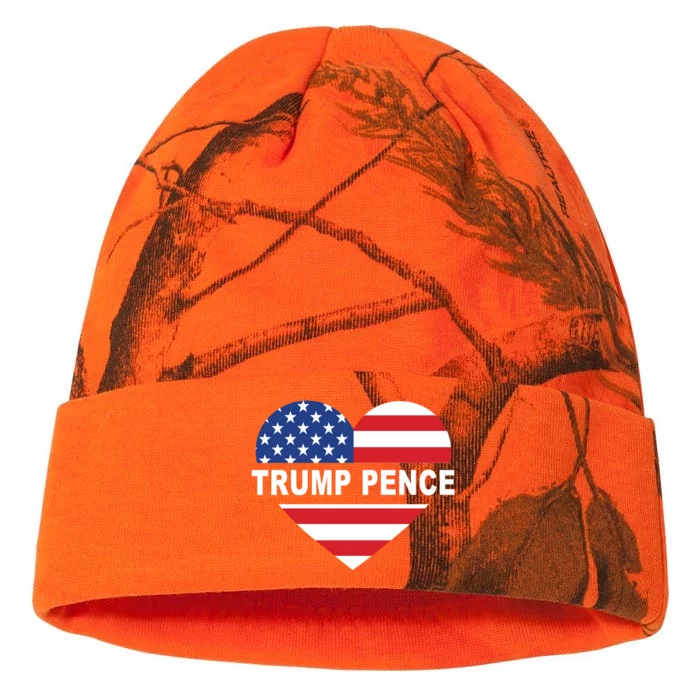 Love Trump Pence USA Heart Kati - 12in Camo Beanie