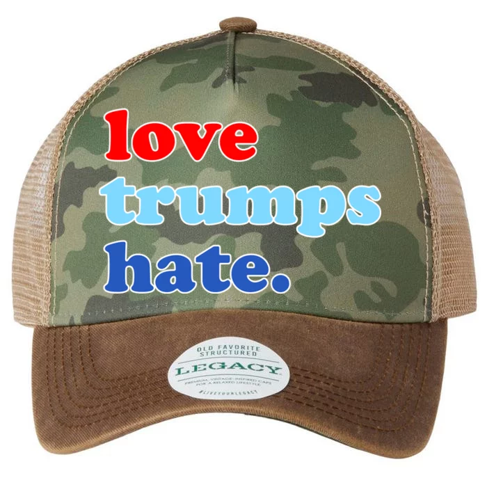 Love Trumps Hate. Anti-Trump Not My President Legacy Tie Dye Trucker Hat