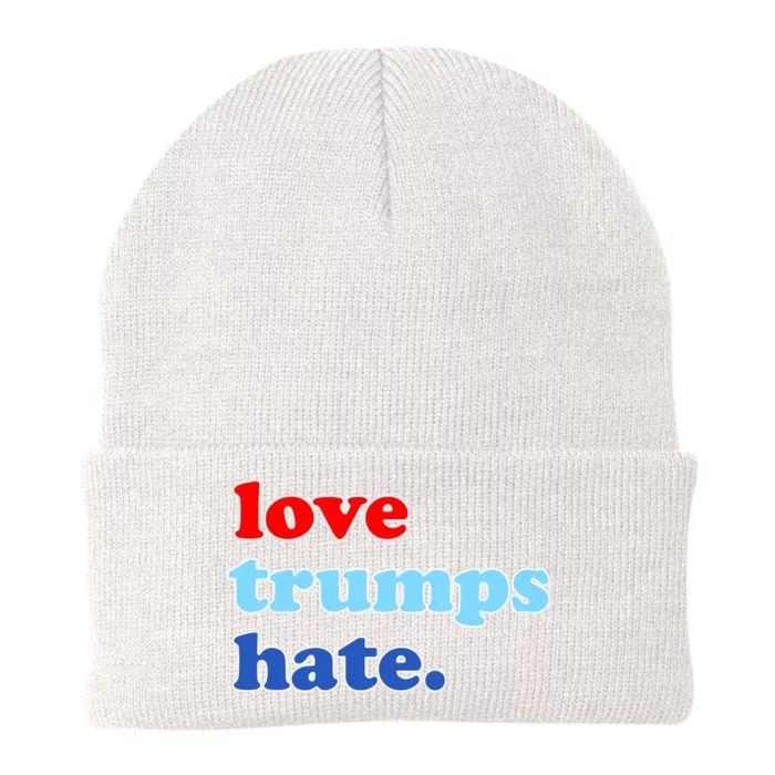 Love Trumps Hate. Anti-Trump Not My President Knit Cap Winter Beanie