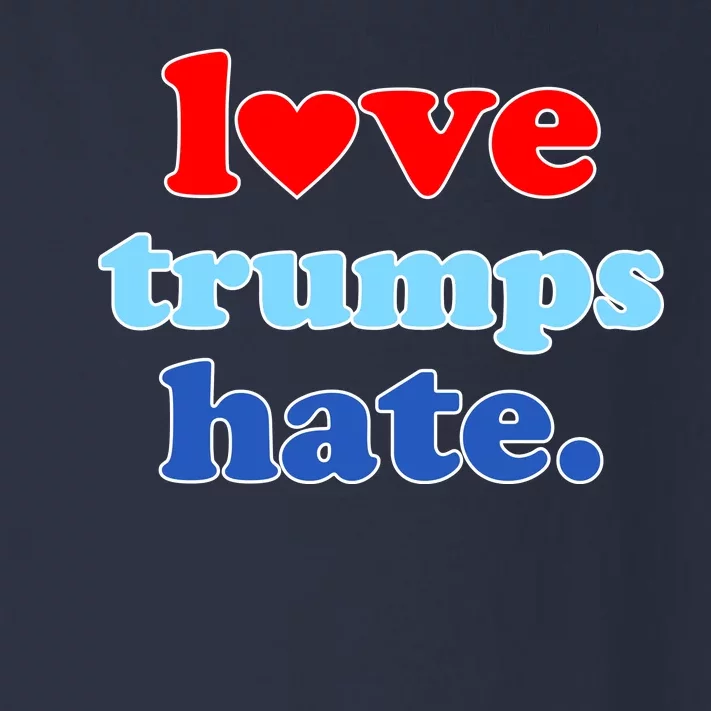 Love Trumps Hate Heart Anti Trump Not My President Toddler Long Sleeve Shirt