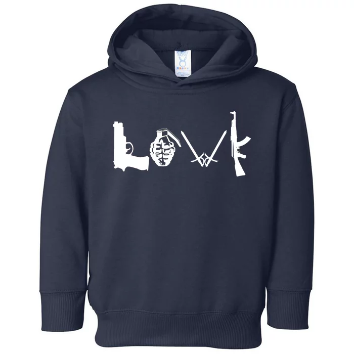 Love Weapons Logo Toddler Hoodie