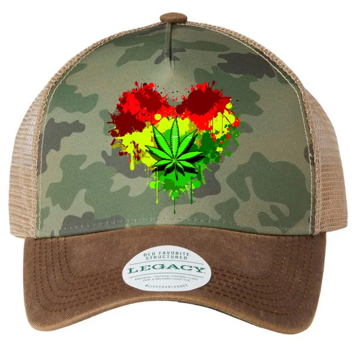 Love Weed Medical Marijuana Legacy Tie Dye Trucker Hat