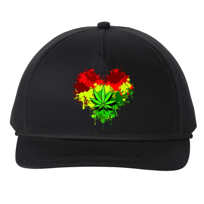 Love Weed Medical Marijuana Snapback Five-Panel Rope Hat