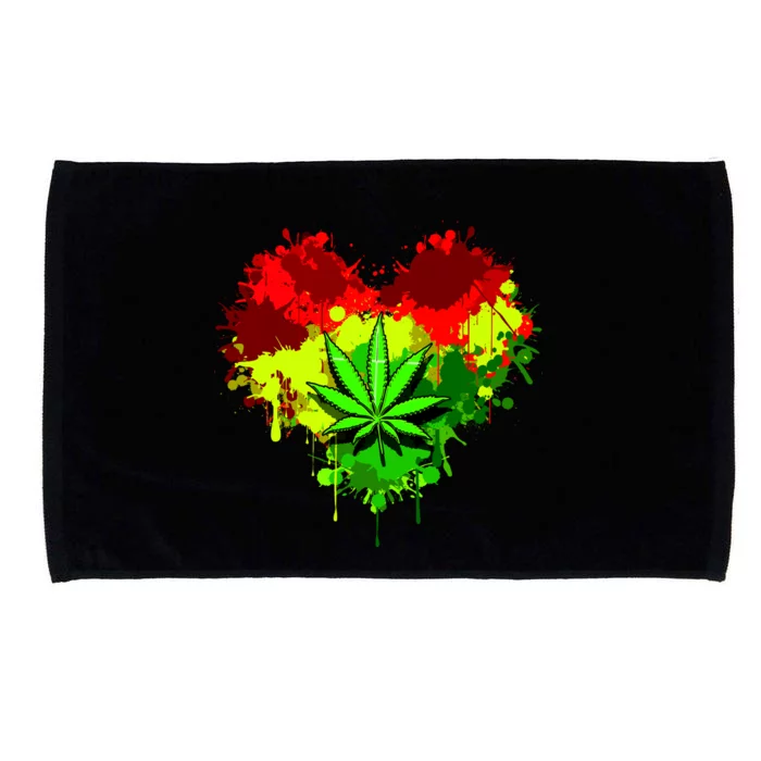 Love Weed Medical Marijuana Microfiber Hand Towel