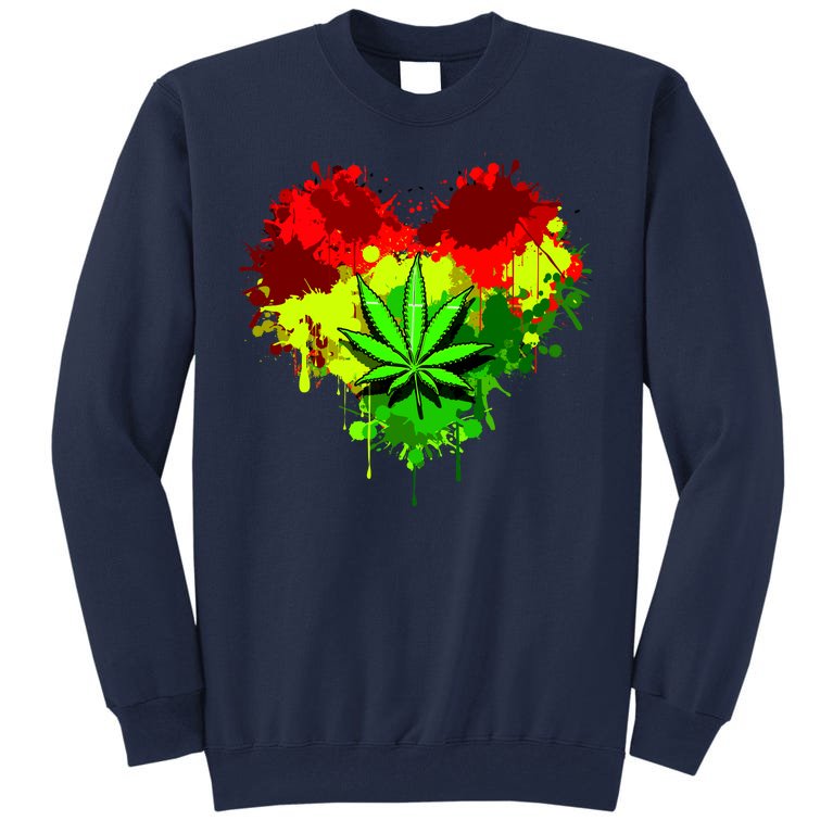 Love Weed Medical Marijuana Tall Sweatshirt