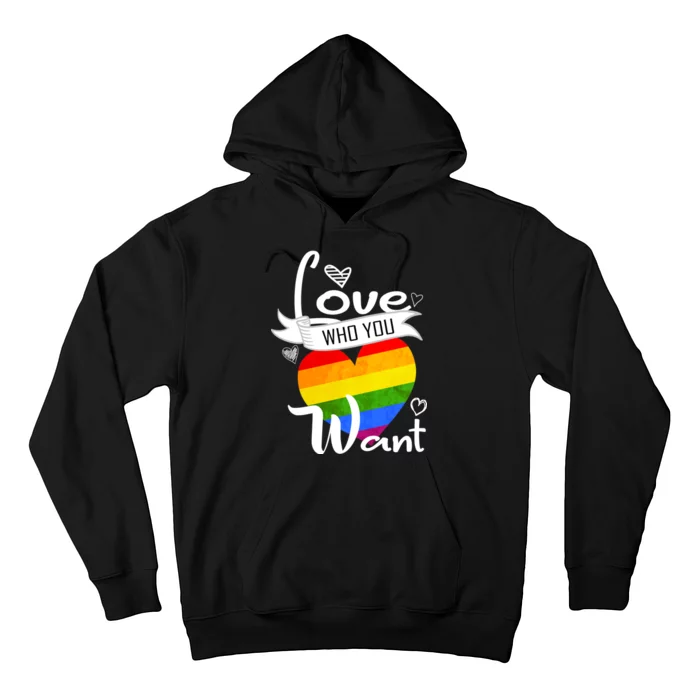 Love Who You Want Hoodie