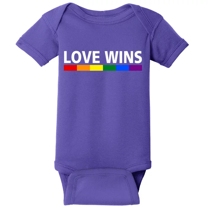 Love Wins Baby Bodysuit