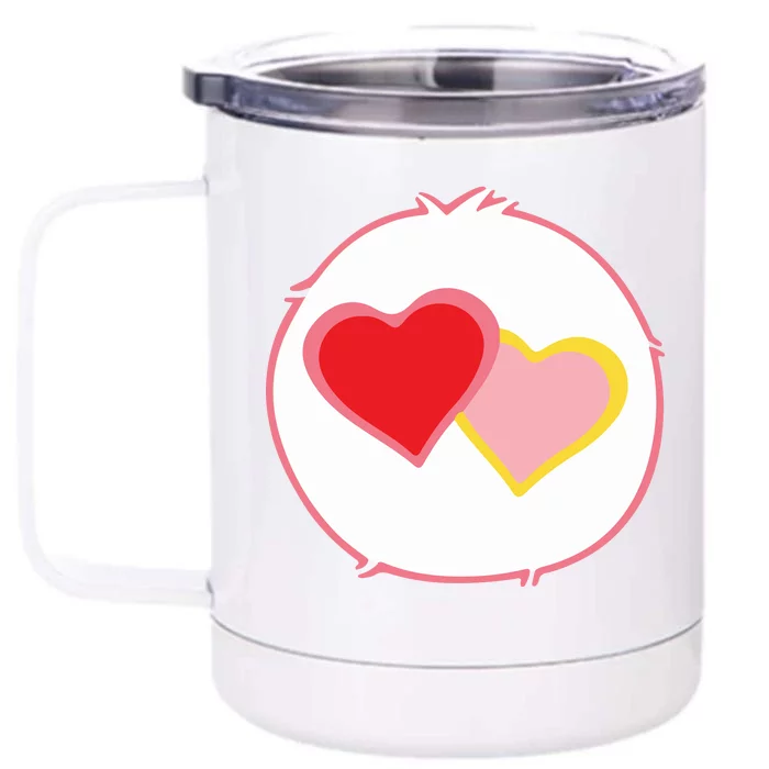 Lovealot Bear Halloween Costume Front & Back 12oz Stainless Steel Tumbler Cup