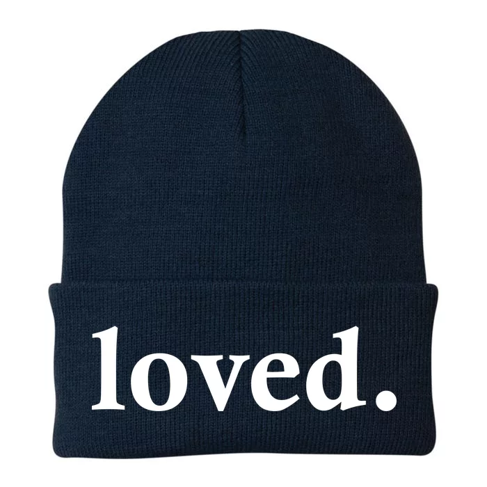 Loved. Valentine's Day Love Classic Logo Knit Cap Winter Beanie