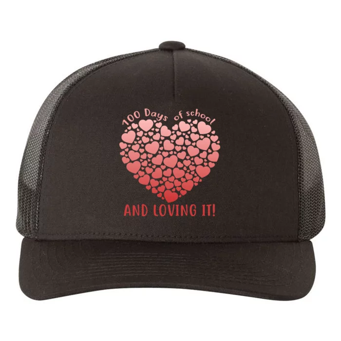 Loving 100 Days of School Yupoong Adult 5-Panel Trucker Hat