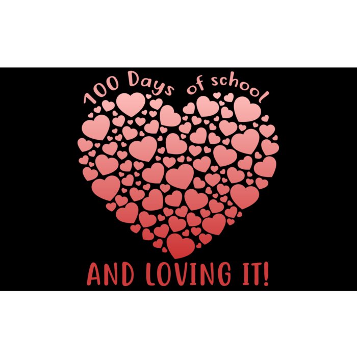 Loving 100 Days of School Bumper Sticker