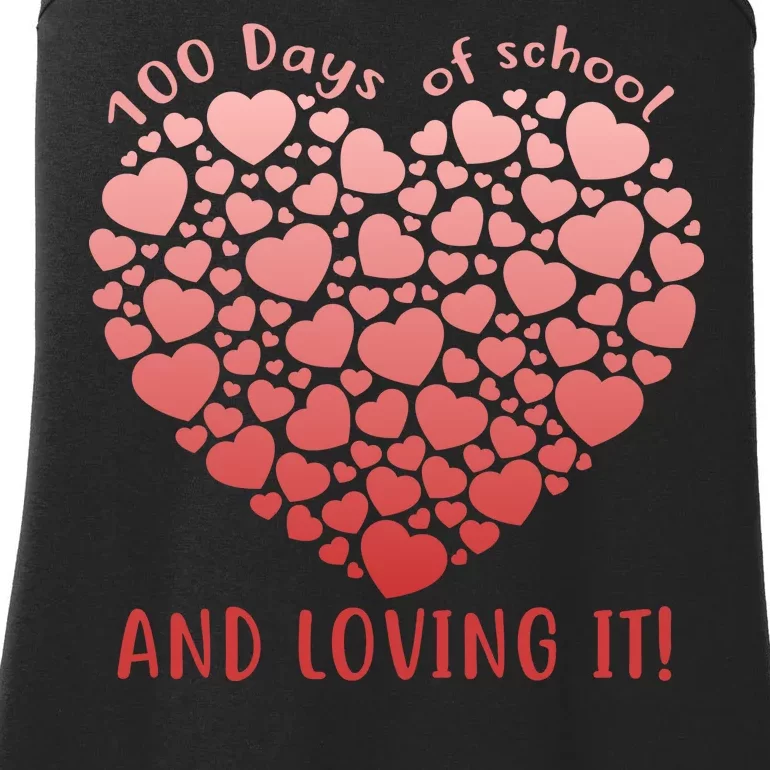 Loving 100 Days of School Ladies Essential Tank