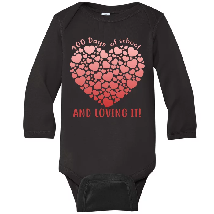 Loving 100 Days of School Baby Long Sleeve Bodysuit