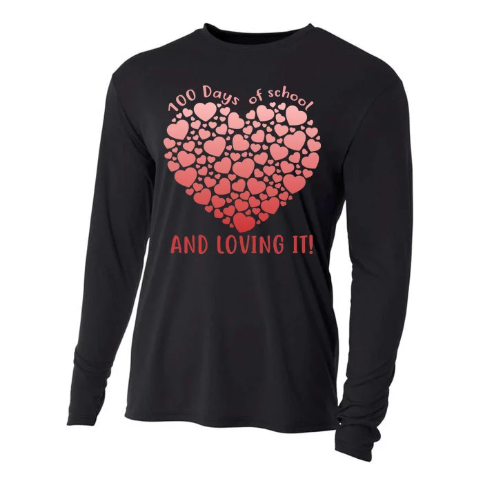 Loving 100 Days of School Cooling Performance Long Sleeve Crew