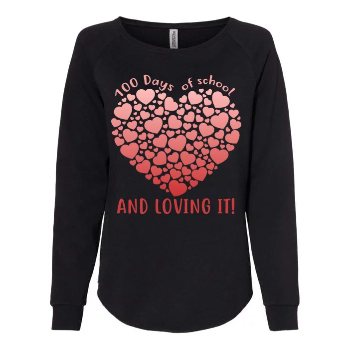 Loving 100 Days of School Womens California Wash Sweatshirt