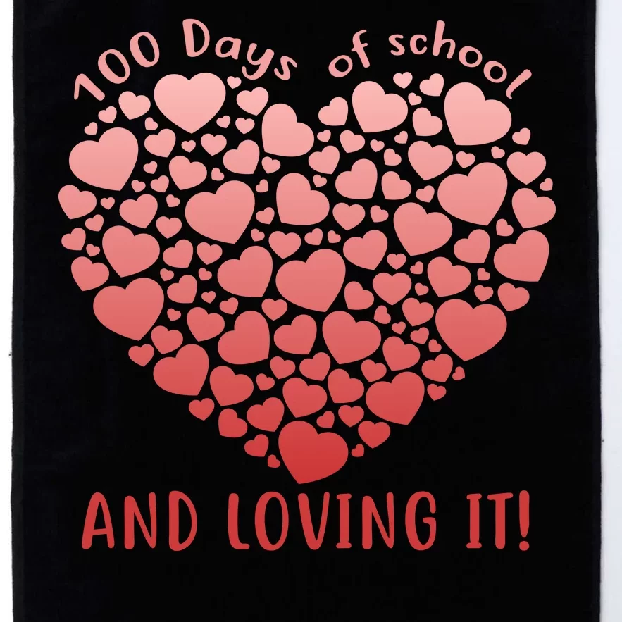 Loving 100 Days of School Platinum Collection Golf Towel