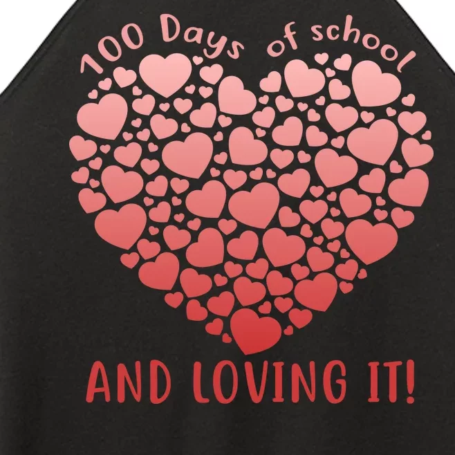 Loving 100 Days of School Women’s Perfect Tri Rocker Tank