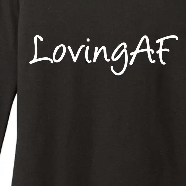 Loving AF Womens CVC Long Sleeve Shirt