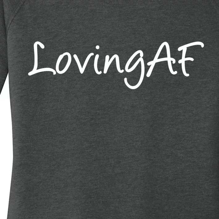 Loving AF Women's Perfect Tri Tunic Long Sleeve Shirt