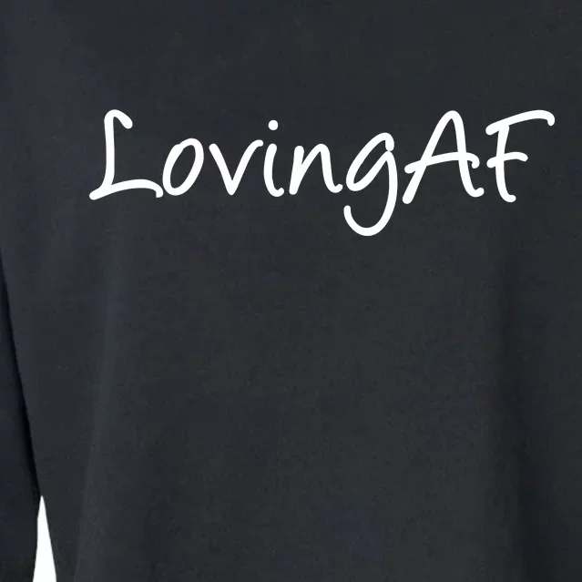 Loving AF Cropped Pullover Crew