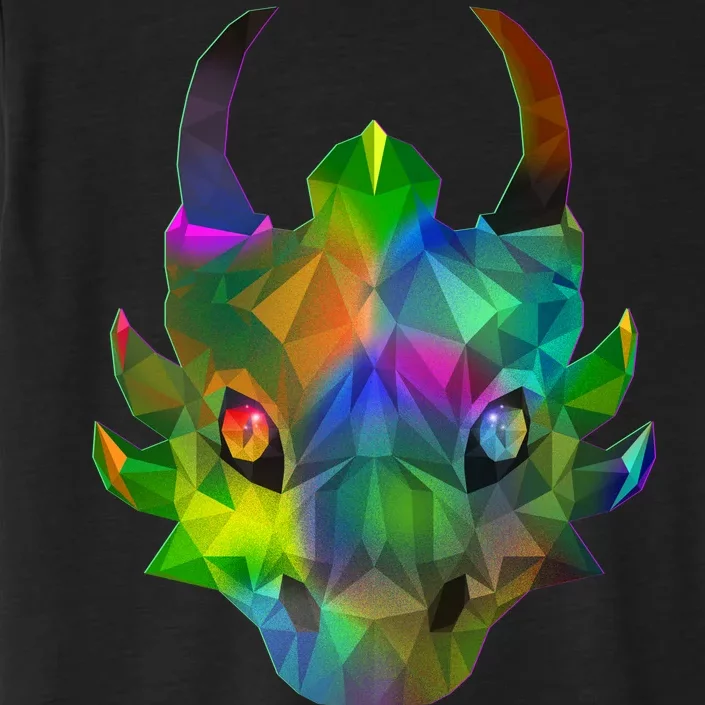 Low Poly Dragon Face ChromaSoft Performance T-Shirt