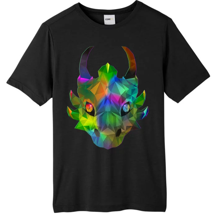 Low Poly Dragon Face ChromaSoft Performance T-Shirt