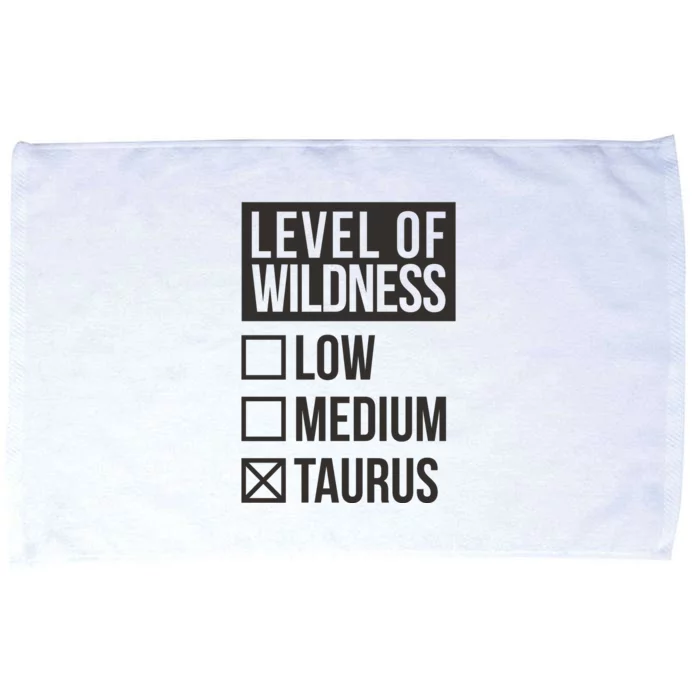 Level Of Wildness Taurus Microfiber Hand Towel