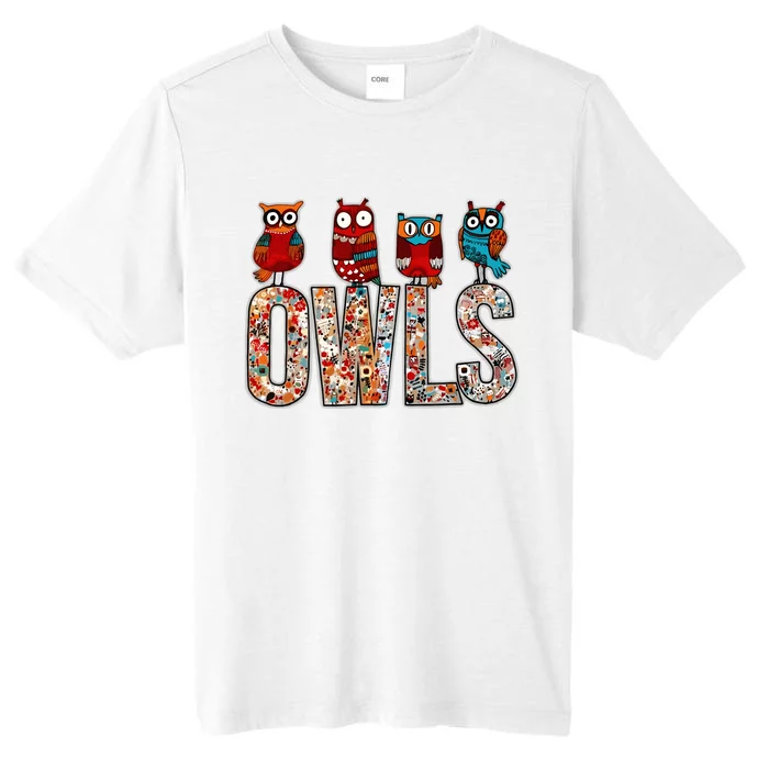 Love Owls Wo Owl Lovers ChromaSoft Performance T-Shirt