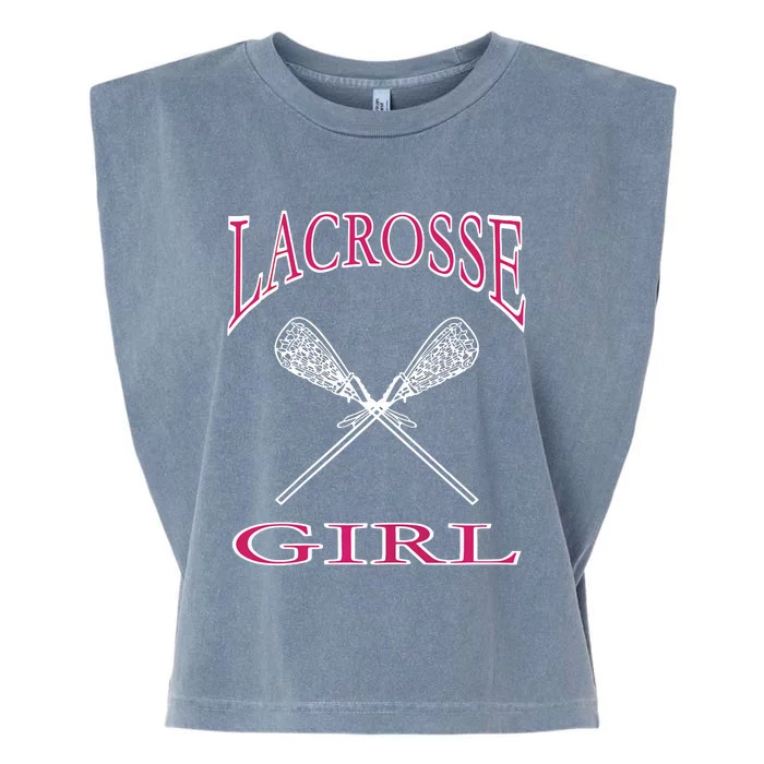 LAX Player Athlete Gift Garment-Dyed Women's Muscle Tee