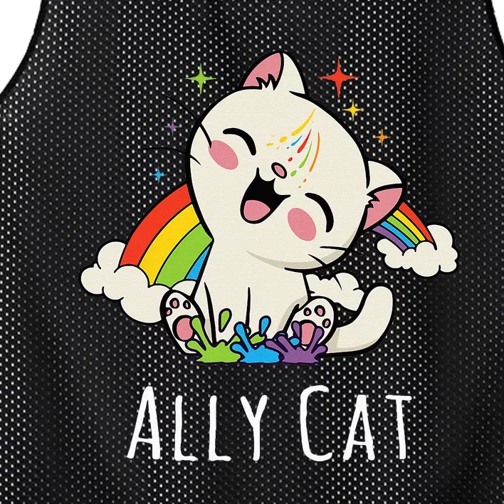 LGBTQ Pride Ally Mesh Reversible Basketball Jersey Tank