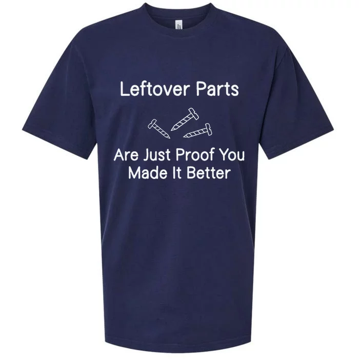 Leftover Parts Are Just Proof You Make It Better Funny Sueded Cloud Jersey T-Shirt