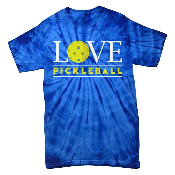 Love Pickleball Apparel Pickleball Player Funny Gift Tie-Dye T-Shirt