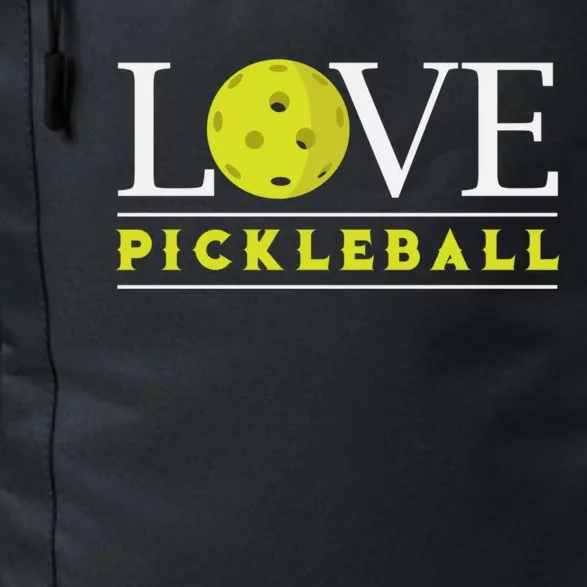 Love Pickleball Apparel Pickleball Player Funny Gift Daily Commute Backpack